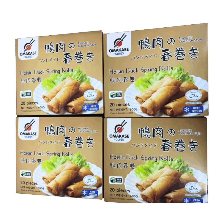 OMAKASE Hoisin Duck Spring Rolls (20 Pieces | 600g) - Image 2